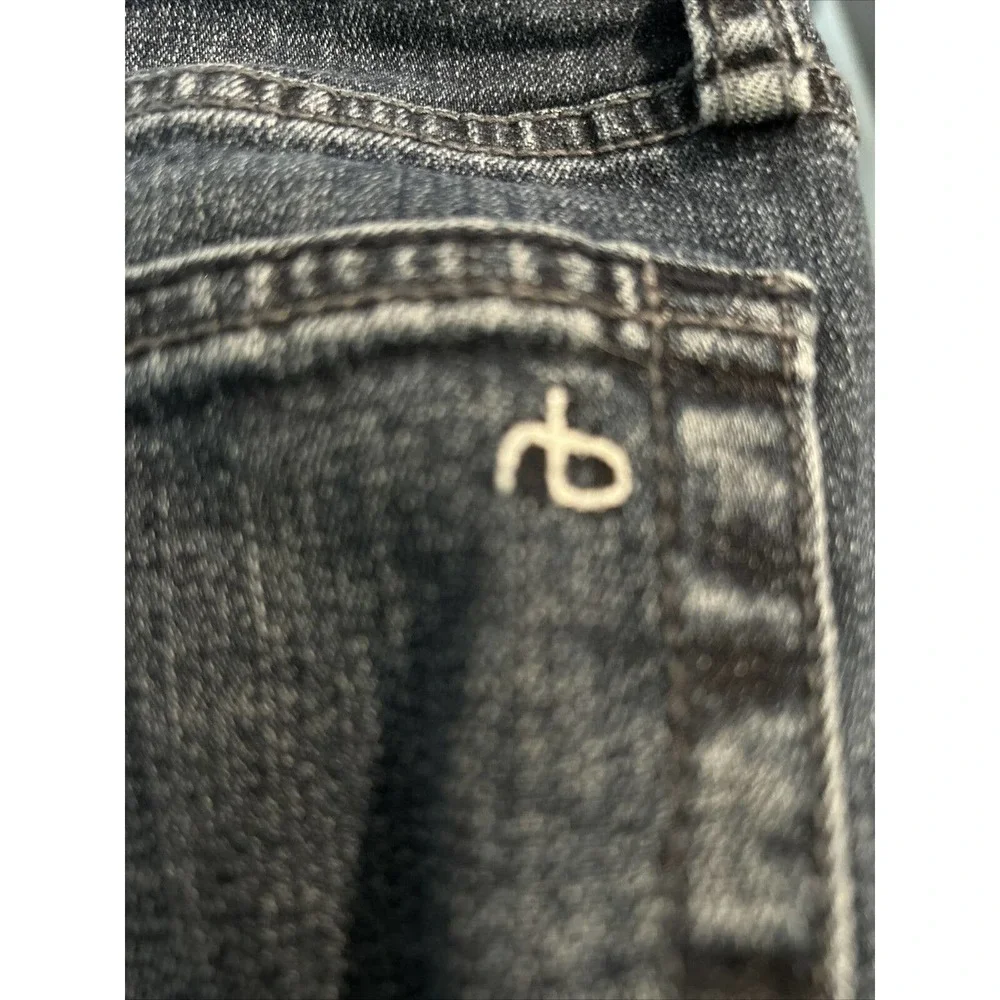Rag & Bone New York Fit 1 Skinny Med Blue Hughes Stretch Denim Jeans 34x32 EUC - Picture 11 of 14